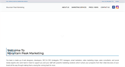 Desktop Screenshot of mountainpeakmarketing.com
